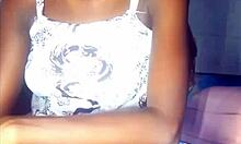 skinny african teen slut bent over takes rough hard pounding