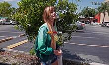 kimberly snow's shaved pussy takes deep doggystyle pounding with facial cumshot finish