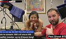 Slutty Smuggler Raya Nguyen Fucks Cop for Freedom in Latex Handcuffs