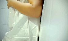 next door chubby housewife plays with her huge natural tits until wet pussy drips