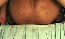 me vibrating my ass while he pounds until i squirt creampie