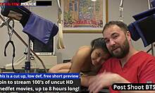 Slutty Smuggler Raya Nguyen Fucks Cop for Freedom in Latex Handcuffs