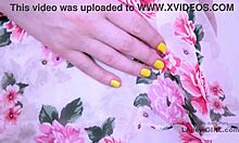 Nerdy brunette teen swallows cum after sofa fuck by fake agent daddy?