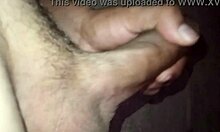 Chico strokes his monster cock solo until hot cum explodes everywhere