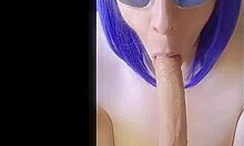 Wow Mommy Gulps Down 8-Inch Uncut Cock Deepthroat And Swallows Every Drop!