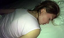stepsister sneaks under blanket to fuck stepbrother secretly