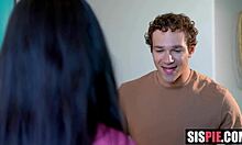 Stepsister's Halloween Treat Tempts with Petite Ass and Small Tits