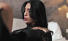 Stranger Tempts Witch Under Halloween Moon