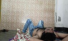 curvy indian bhabhi screams as delivery guy pounds her fat ass deep in bathroom