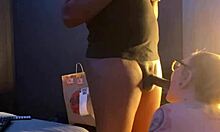 Gracie Drops To Knees Deepthroating Gamer Boyfriend's Thick Cock Sloppily