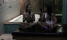 bianca demarchi's sheer red anal suruba after house graffiti chaos