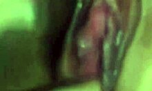 pierced cock stretches my wet slutty pussy closeup