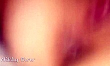 pierced cock stretches my wet slutty pussy closeup