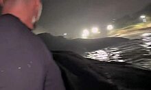 Morena slut gives pussy publicly at Ipanema Arpoador beach 😈👀