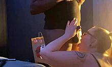 Gracie Drops To Knees Deepthroating Gamer Boyfriend's Thick Cock Sloppily