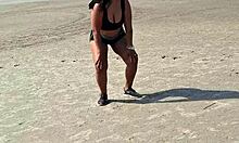 she took creampie in pussy then showered naked outdoors for neighbors to watch!