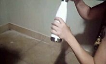 french slut in leather pants satin dress heels rims cock then doggy blowjob