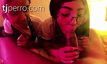 two tijuana teens blow that haitian monster cock deep in amateur style