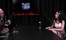 safada showing off tattoos on her tits values small wins loves fingering ass slapping prefers deep blowjobs on sheer red - bibi hourani