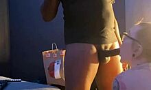 Gracie Drops To Knees Deepthroating Gamer Boyfriend's Thick Cock Sloppily