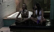 bianca demarchi's sheer red anal suruba after house graffiti chaos