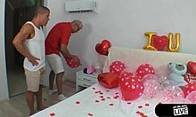 Lana surprises with romantic fucking of dance buddy bent over doggystyle cowgirl ride