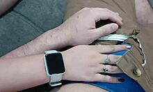 Roommate Masturbates Her Big Ass in POV Movie Night!