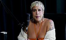 Just Joana's naughty interview turns into wild swinger group sex