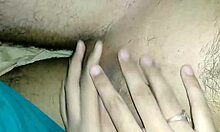 desi girlfriend, finger that wet pussy then massage my huge desi cock with your cute hands!