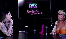 Just Joana's naughty interview turns into wild swinger group sex