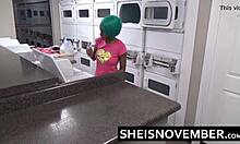 amateur big ass ebony teen 18+ takes deep anal pounding and sloppy cock sucking outdoors in public