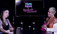 Just Joana's naughty interview turns into wild swinger group sex