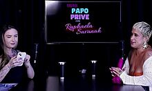 Just Joana's naughty interview turns into wild swinger group sex