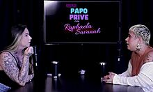 Just Joana's naughty interview turns into wild swinger group sex