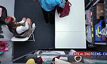 Desperate student fucks to pay for stolen goods