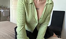 I caught stepson jerking off so i rode his cock to creampie orgasm