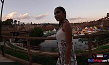 Asian College Teen Fucks Boyfriend Hard After Waterpark Fun