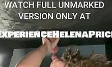 gloryhole date night cuckold hubby watches helena price deepthroat big black cock