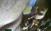 Skinny latina milf sucks deepthroats rides and takes facial cumshot