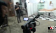 nora barcelona bound in bdsm medical fetish domination session