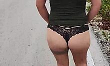 Puta Shows Ass And Tits On Mexican Public Highway