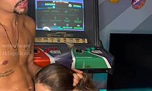 SUMMONED Neighbor For GAMING Now She DEMANDS PUSSY LICKING Feast