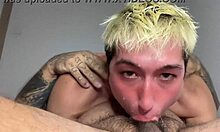 femboy stepdaddy clash ends in bareback creampie explosion