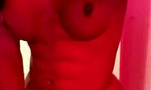 Bia Lessa shemale cums monster load