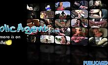 publicagent hd: rain pounds as thunder booms during big-boobed outdoor fuck