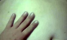 ssbww's big belly shakes in pov pussy fuck as husband rubs and cums all over it