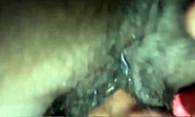 sucking that juicy ebony pussy while big tits bounce homemade 😋👅💦 deepthroat next?