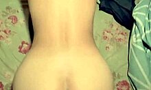 mexican beauty gives sloppy blowjob then bends for deep doggystyle pounding in bedroom