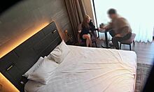 amateur japanese slut cums hard from quickie pounding in hidden room creampie