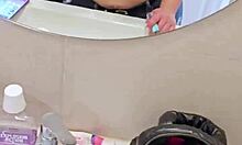 depraved stepdad blows huge load on stepdaughter's face after public kfc restaurant blowjob